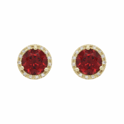 DABAKAROV Garnet Stud Earrings