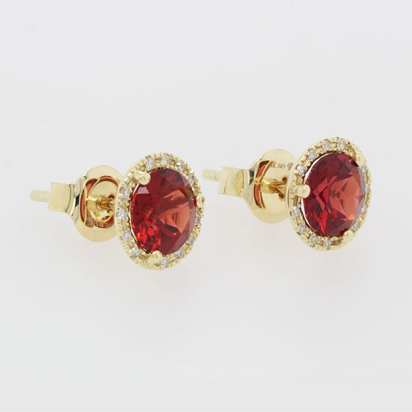 DABAKAROV Garnet Stud Earrings - Image 3
