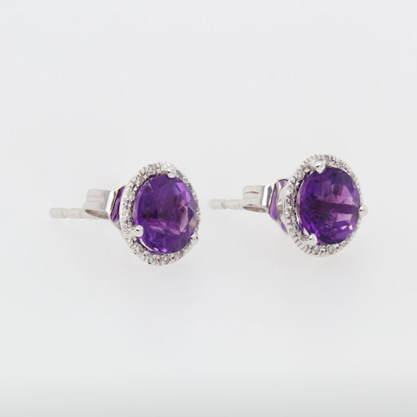 DABAKAROV Amethyst Stud Earrings - Image 3