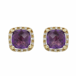 DABAKAROV Amethyst Stud Earrings