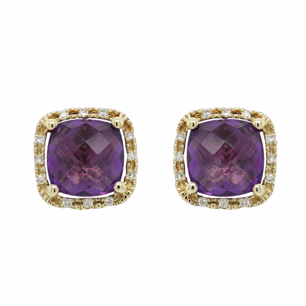 DABAKAROV Amethyst Stud Earrings