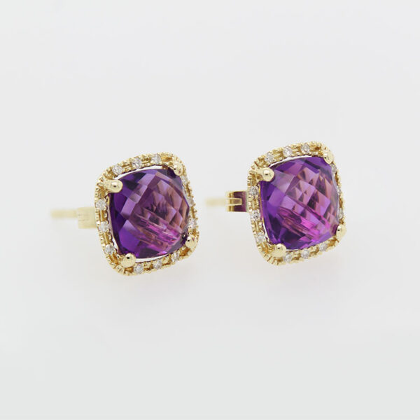 DABAKAROV Amethyst Stud Earrings - Image 3