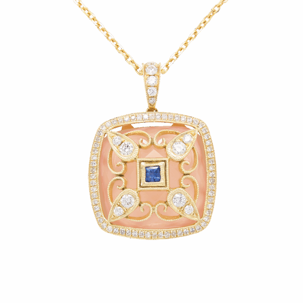 DABAKAROV Pink Quartz Pendant