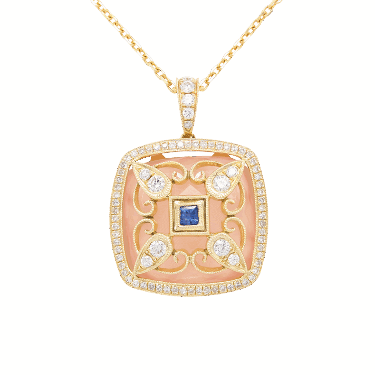 DABAKAROV Pink Quartz Pendant
