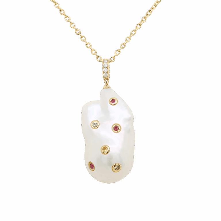 DABAKAROV Pearl Multistone Pendant