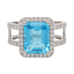 DABAKAROV  Blue Topaz Ring
