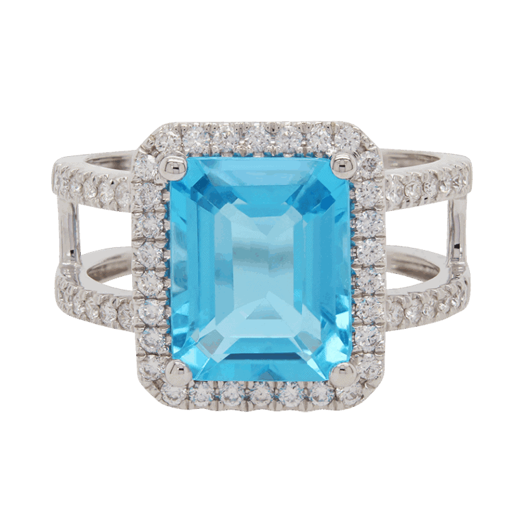 DABAKAROV  Blue Topaz Ring