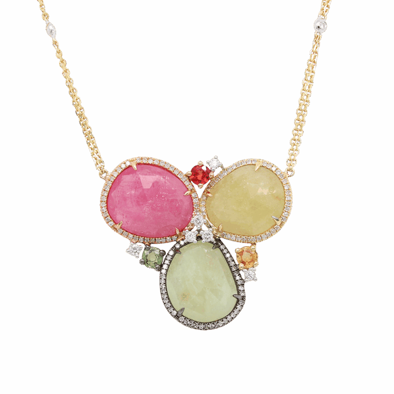 DABAKAROV Sliced Sapphire Pendant