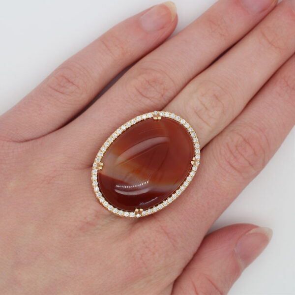 DABAKAROV Carnelian Ring - Image 4