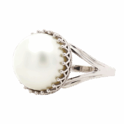 Hand Crafted Pearl Ring
