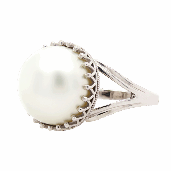 Hand Crafted Pearl Ring