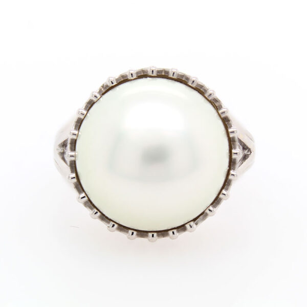 Hand Crafted Pearl Ring - Image 2