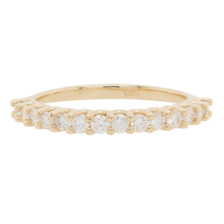 "Golden Accent" Diamond Band