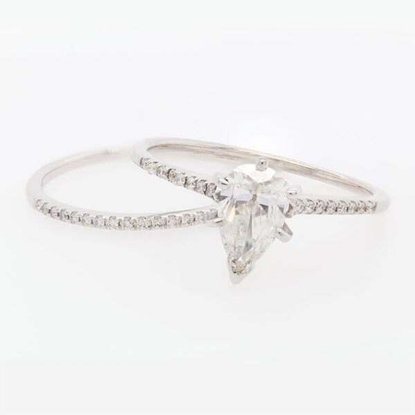 "Faithful Forever" Diamond Wedding Set - Image 2