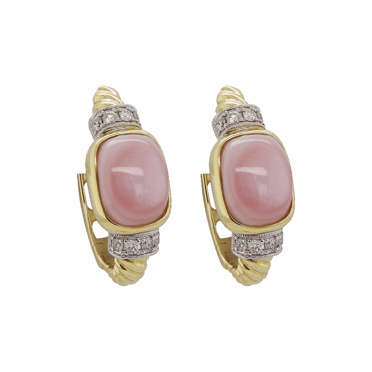 DABAKAROV Pink Mother of Pearl Earrings