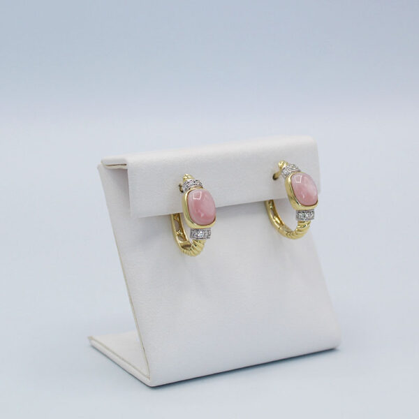 DABAKAROV Pink Mother of Pearl Earrings - Image 3
