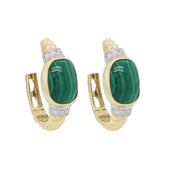 DABAKAROV Malachite Earrings