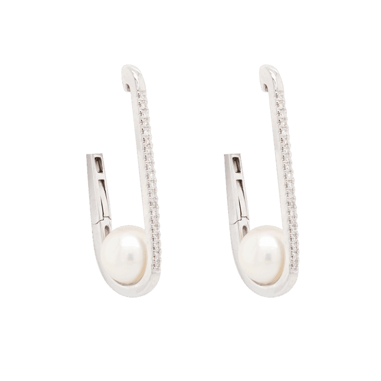 DABAKAROV Pearl and Diamond Earrings