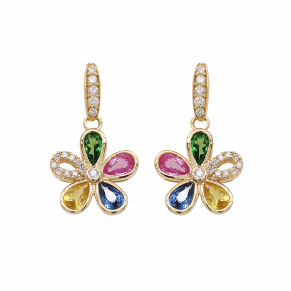 EFFY Multicolored Sapphire Earrings
