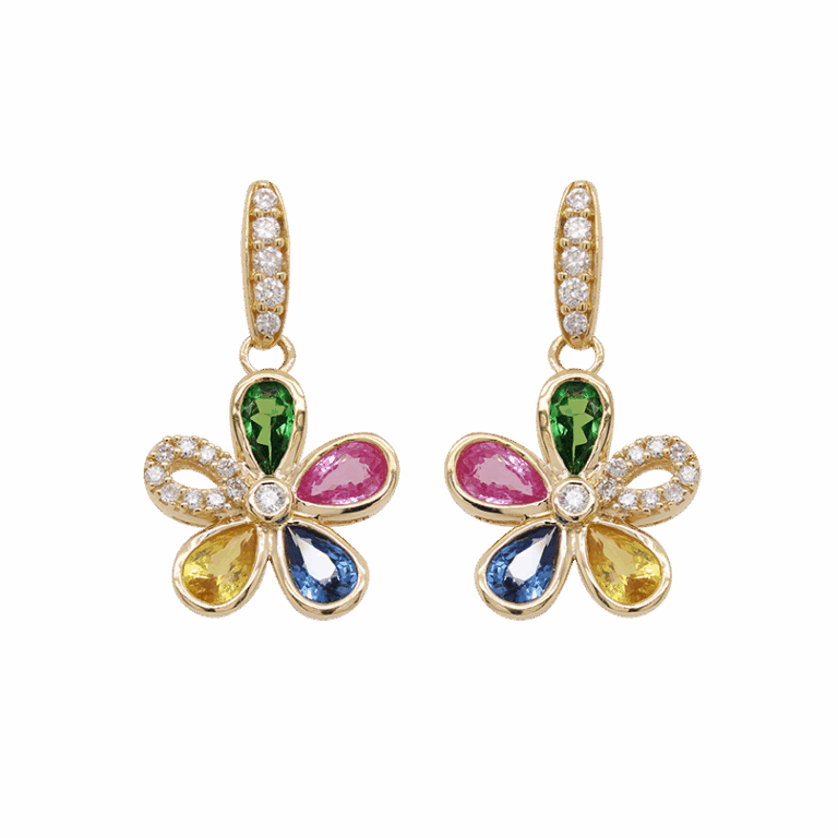 EFFY Multicolored Sapphire Earrings