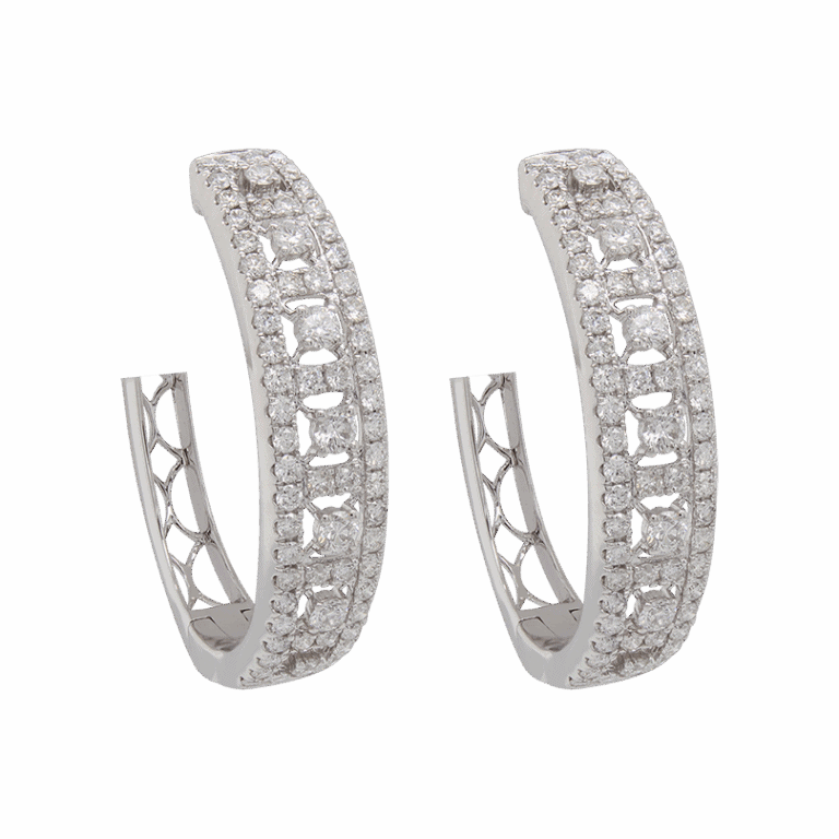 DABAKAROV Diamond Hoop Earrings