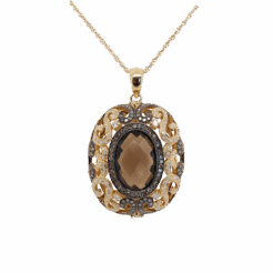 DABAKAROV Smoky Topaz Pendant