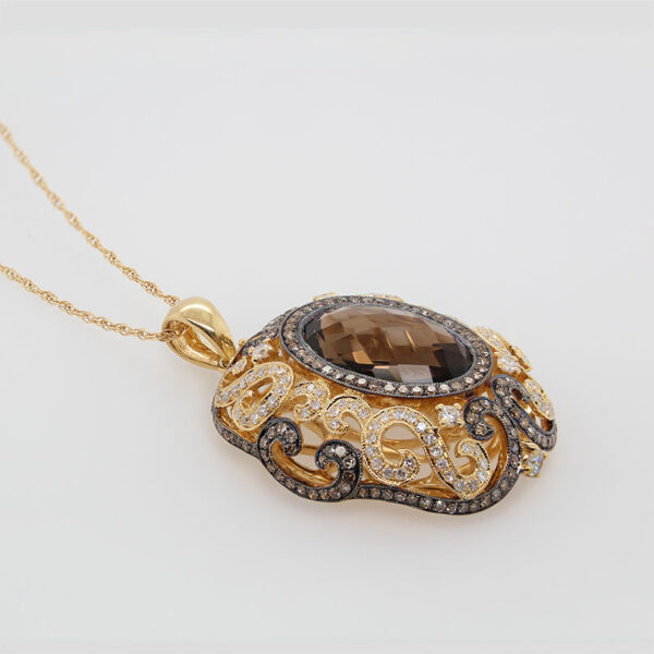 DABAKAROV Smoky Topaz Pendant - Image 2