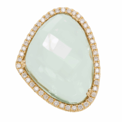 DABAKAROV Green Amethyst Ring