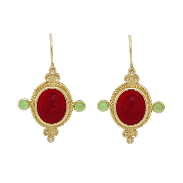 DABAKAROV Carnelian Earrings