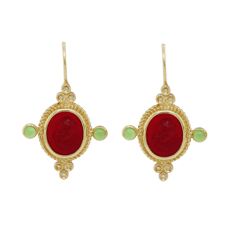DABAKAROV Carnelian Earrings