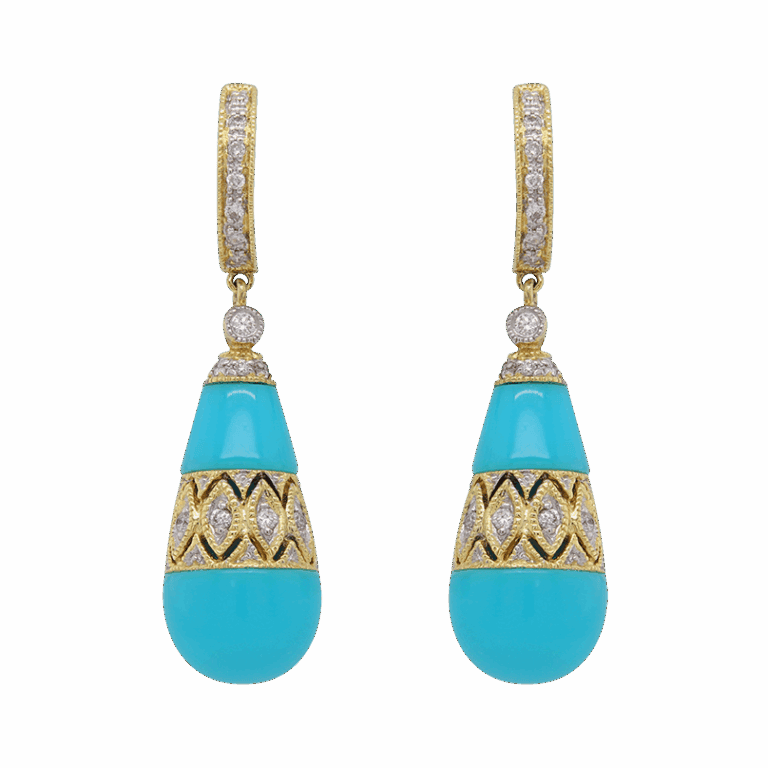 DABAKAROV Turquoise Earrings