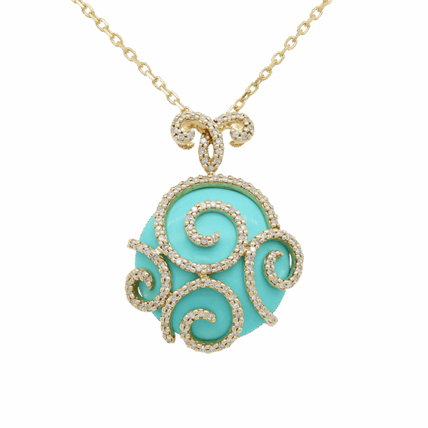 DABAKAROV Turquoise Pendant