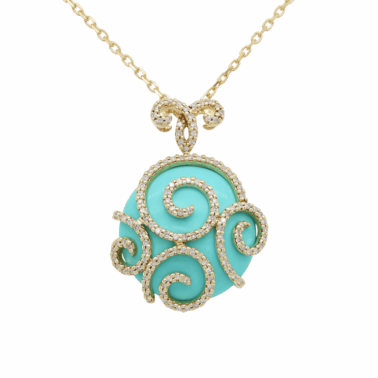 DABAKAROV Turquoise Pendant