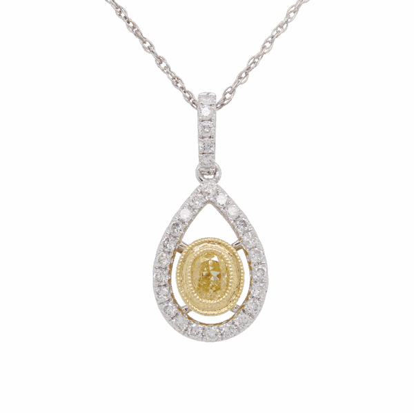 DABAKAROV Yellow Diamond Pendant