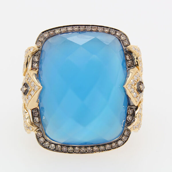 DABAKAROV Blue Agate Ring - Image 2