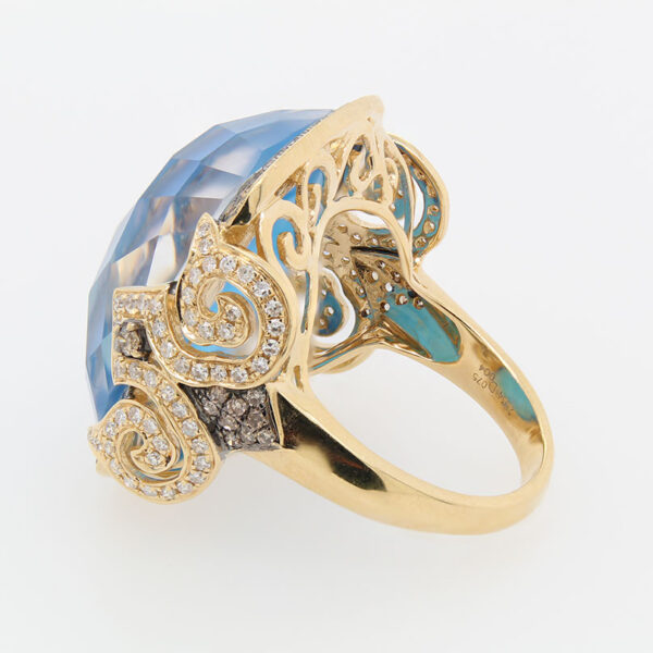 DABAKAROV Blue Agate Ring - Image 3