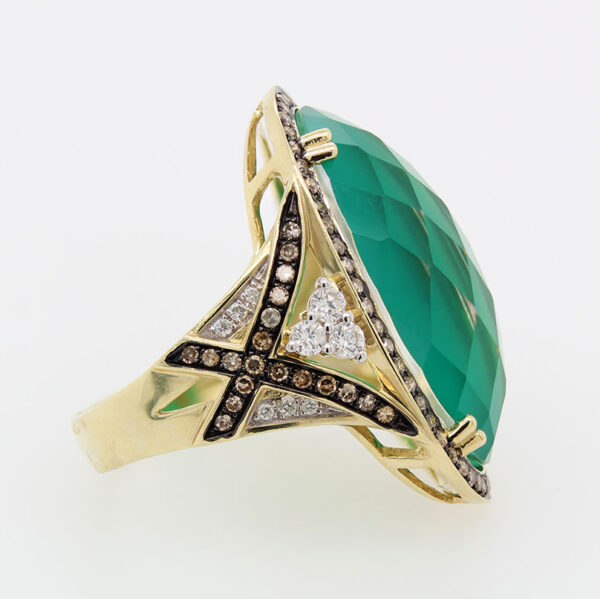 DABAKAROV Green Agate Ring - Image 3