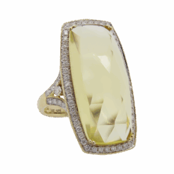 DABAKAROV Lemon Quartz Ring