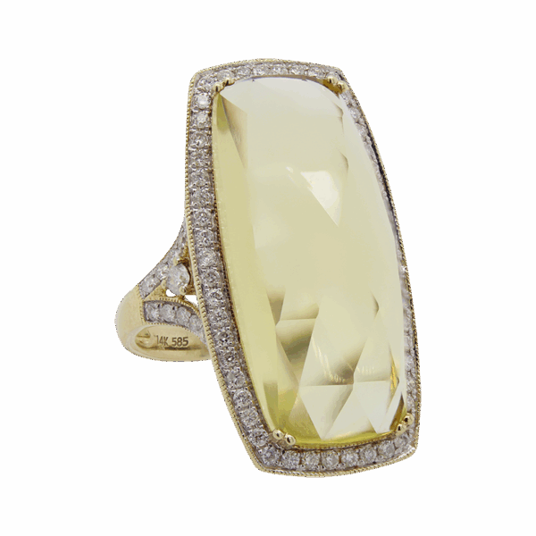 DABAKAROV Lemon Quartz Ring