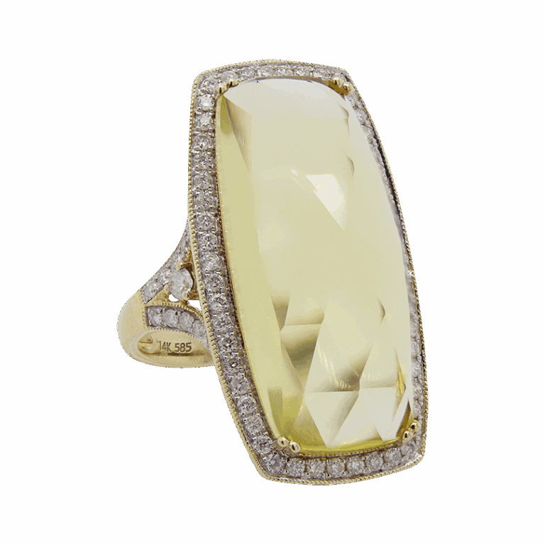 DABAKAROV Lemon Quartz Ring