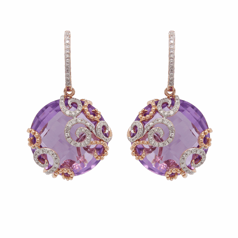 DABAKAROV Amethyst Earrings