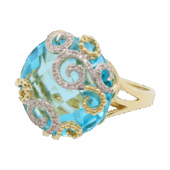 DABAKAROV Blue Topaz Ring