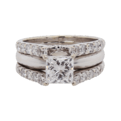 "United" Estate Diamond Wedding Set