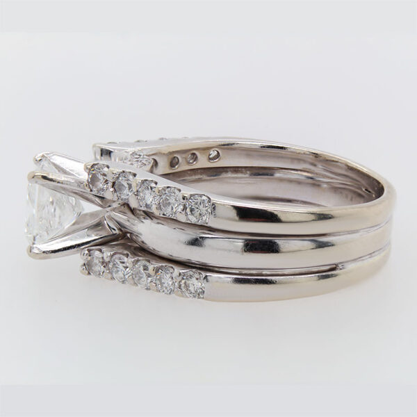 "United" Estate Diamond Wedding Set - Image 3