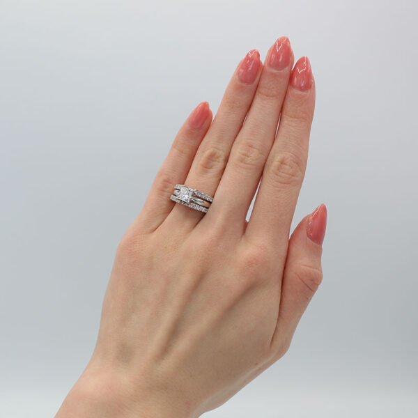 "United" Estate Diamond Wedding Set - Image 4