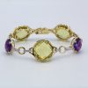 DABAKAROV Lemon Quartz and Amethyst Bracelet - Image 2