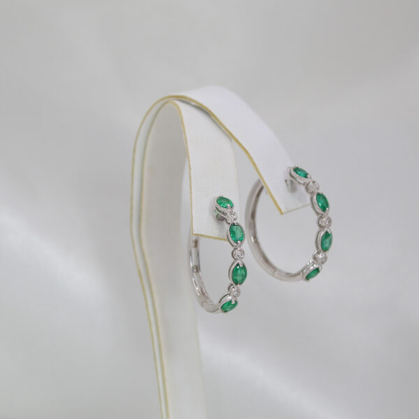 DABAKAROV Emerald Hoops - Image 3