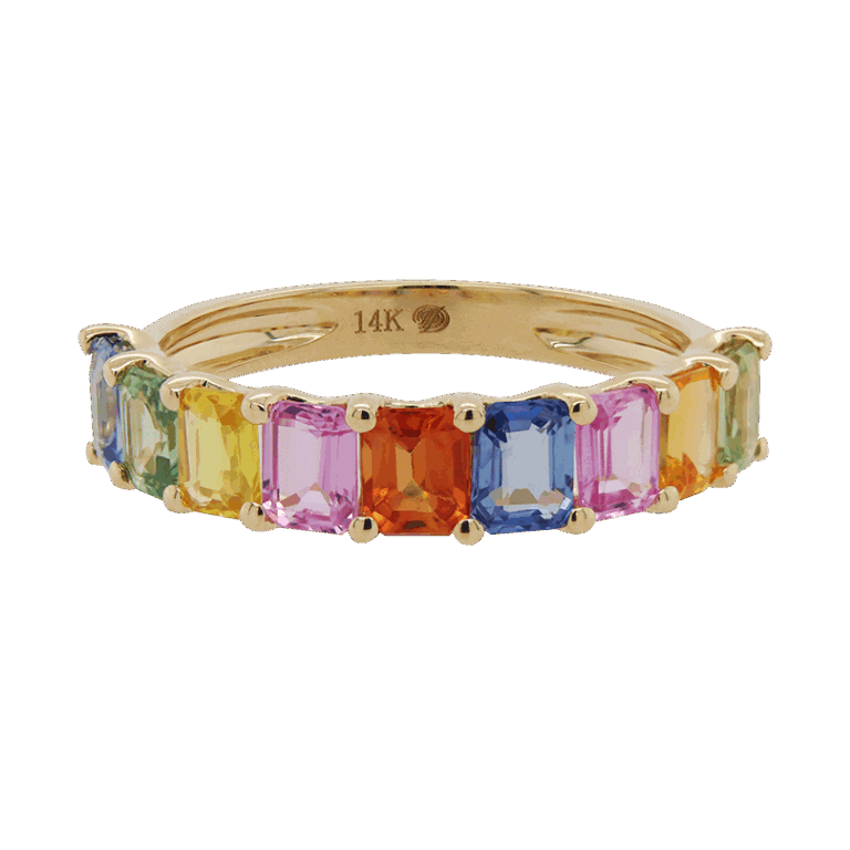 DABAKAROV Rainbow Sapphire Band