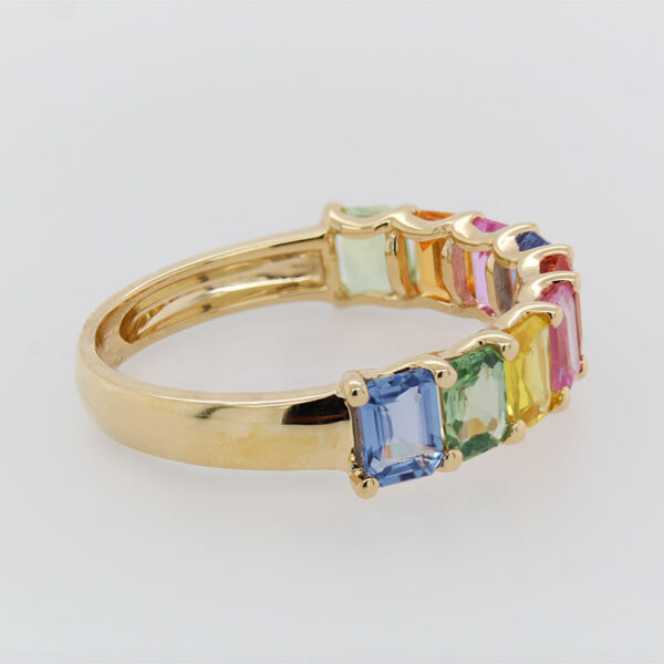 DABAKAROV Rainbow Sapphire Band - Image 2