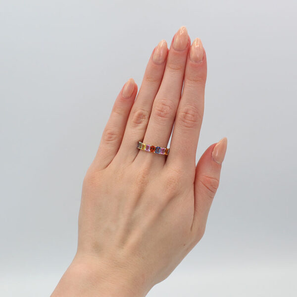 DABAKAROV Rainbow Sapphire Band - Image 3